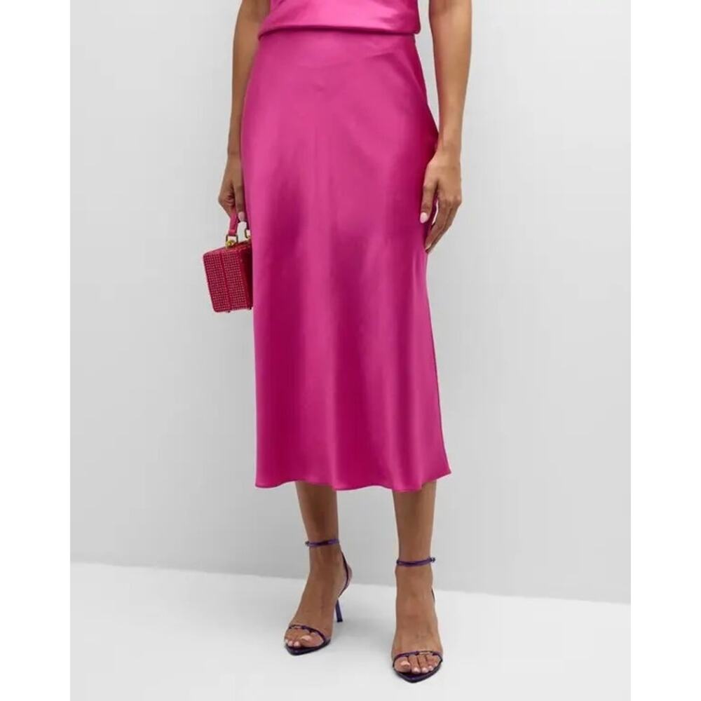Sablyn Miranda Silk Midi Skirt